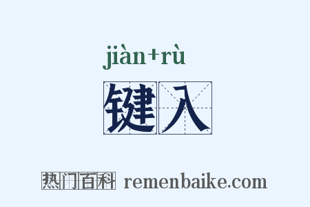 键入是什么意思的图片